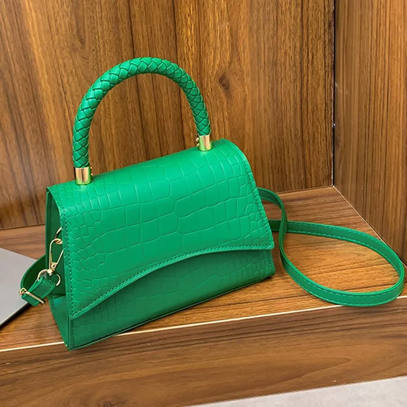 Western Style Womens Retro Faux Leather Crocodile Pattern Small Square Crossbody Bag From Trendytotette 18.95 DHgate.Com