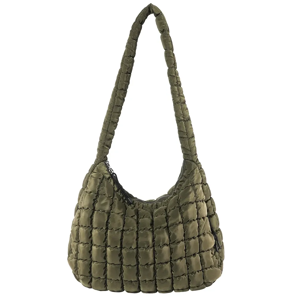 韓国商品/TREMING BIRD Tetra-Pocket Hobo Shoulder Bag TREEMINGBIRD Tetra-Pocket Hobo Shoulder Bag