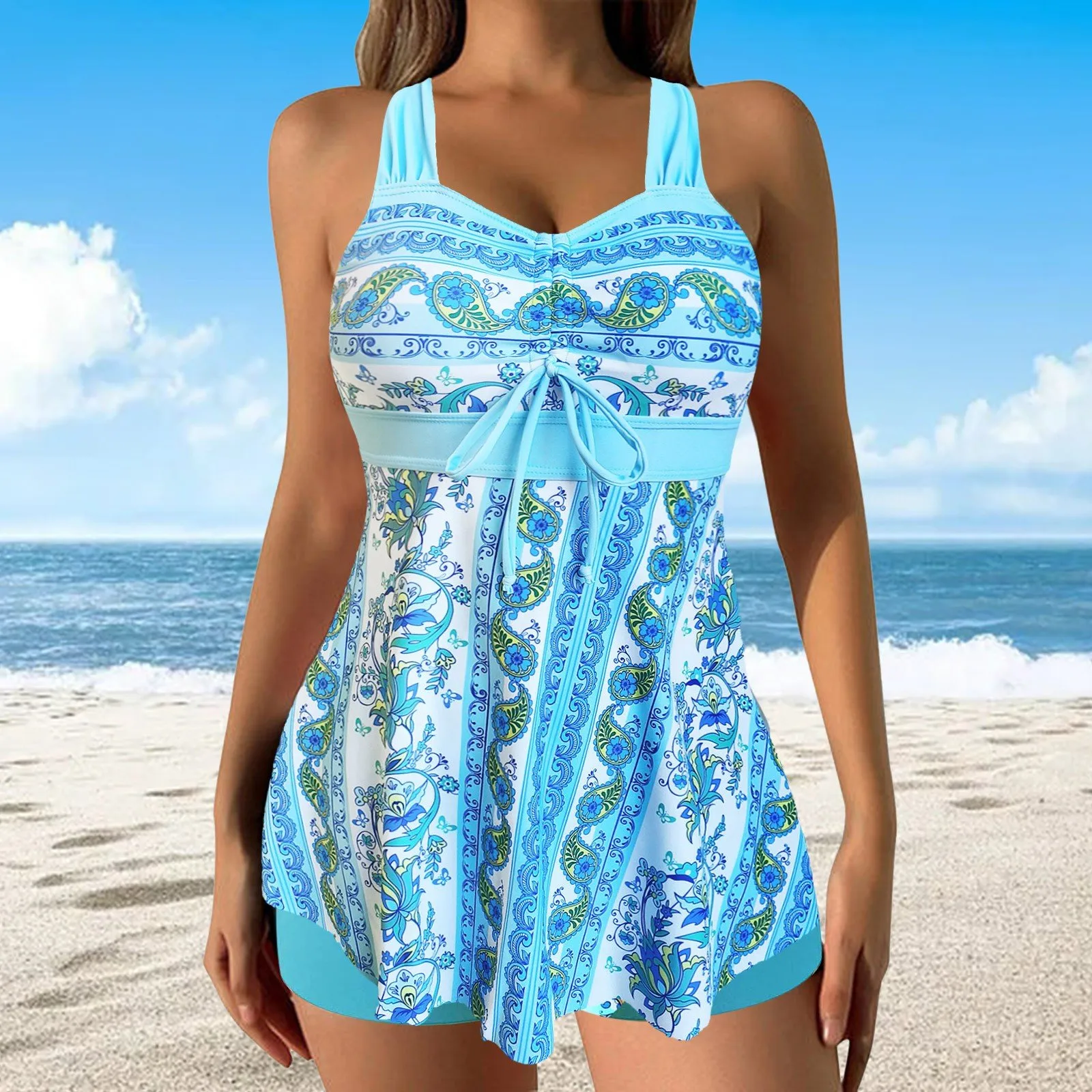 Plus size slimming tankini deals