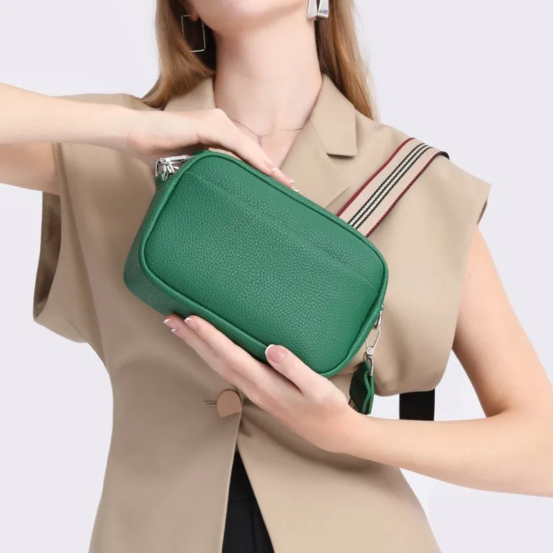 DHgate.com:2024Womens Litchi Pattern Crossbody Bag, PU