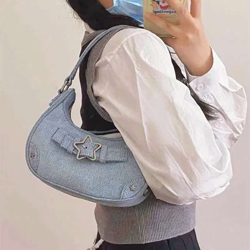 2024Korean PU Leather Underarm Tote: Stylish, Vintage