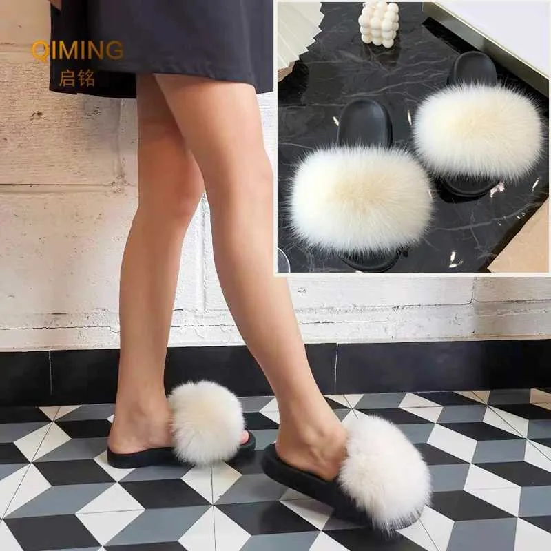 Raccoon Furry Slides Womens Summer Outdoor Plush Raccoon Slippers With Fluffy Cozy Open Toe And Fuzzy Flip Flops From Quality shoes001 17.01 DHgate.Com