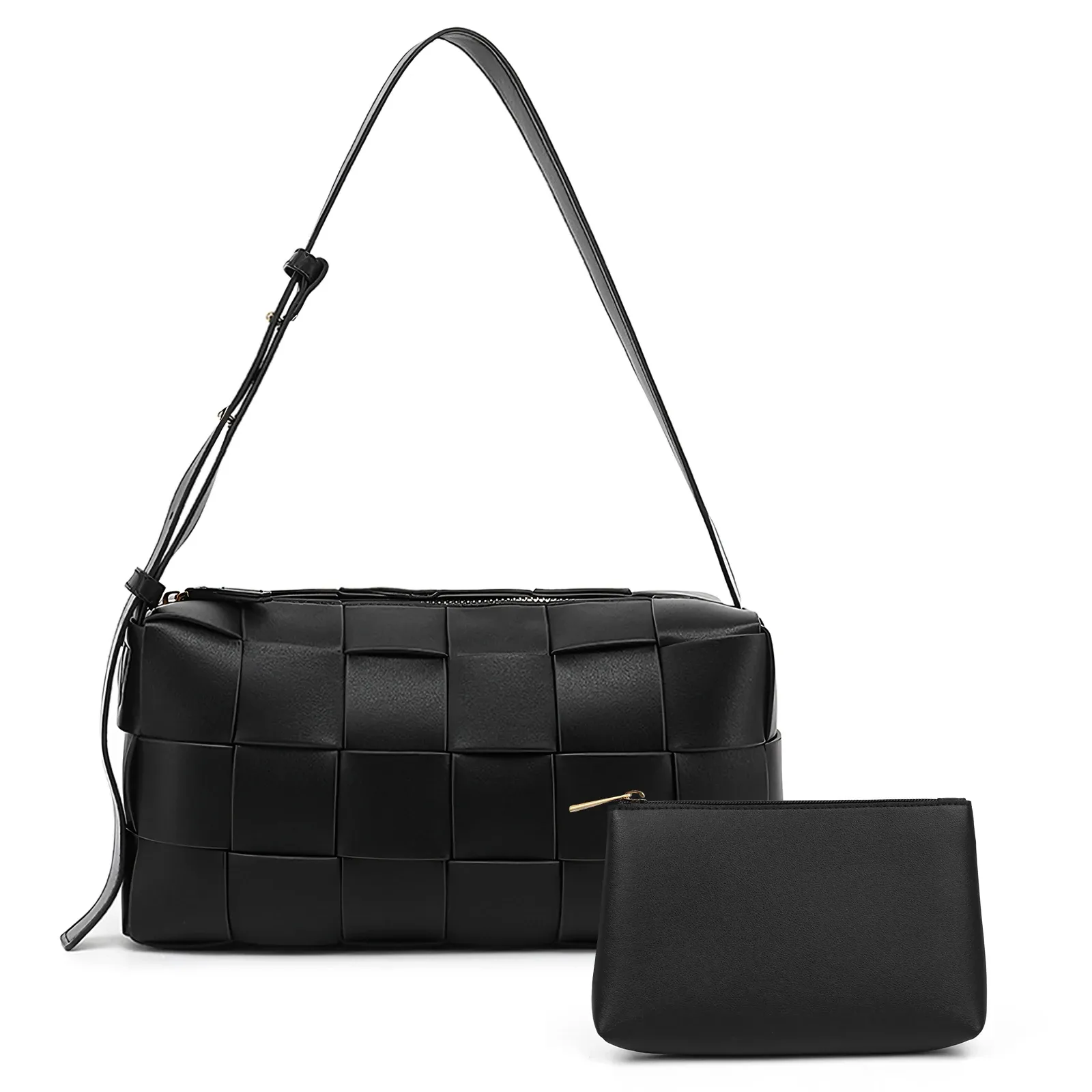 バッグ Archive LEATHER SHOULDER BAG black Tod's genuine leather black shoulder bag. size 44x23 cm