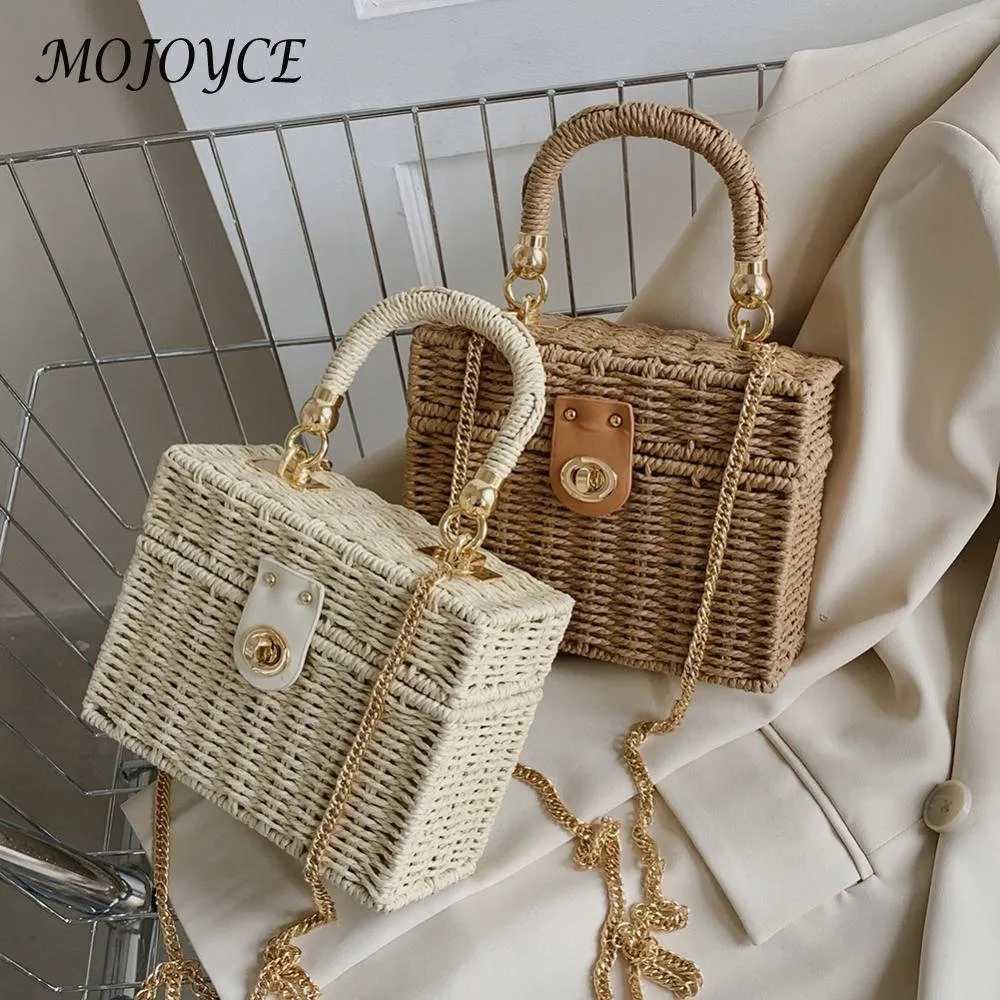 Straw box bag hotsell