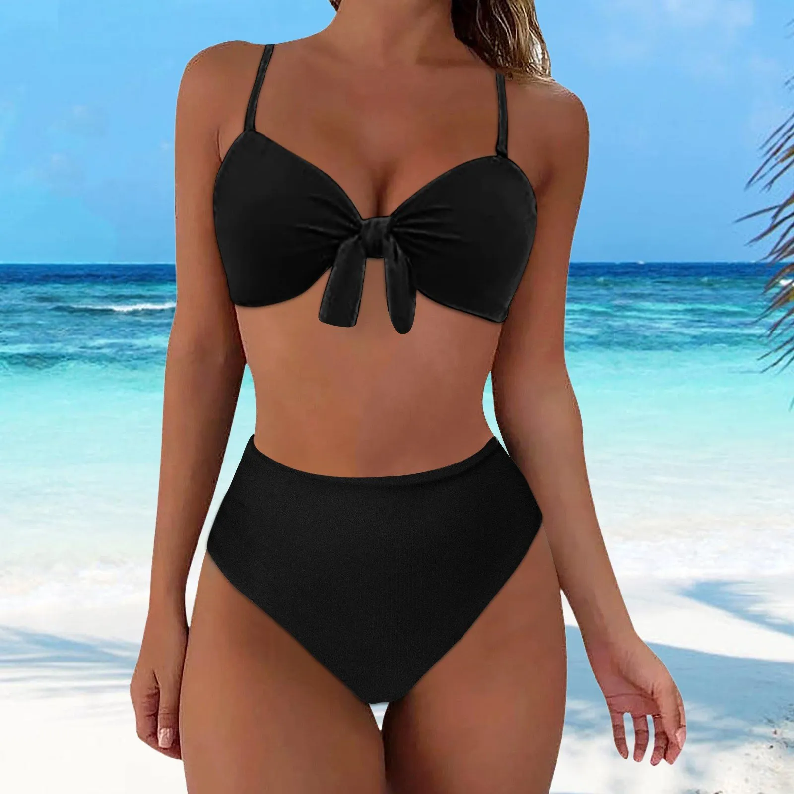 black padded bikini set