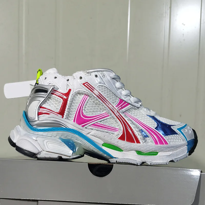 With Box Runners 3.0 7.0 7.5 3XL Sneakers Designer Track Shoes Luxury Platform Black White Pink Multicolor Tracks Runner Luxury Loafers Women Mens Trainers Chaussures