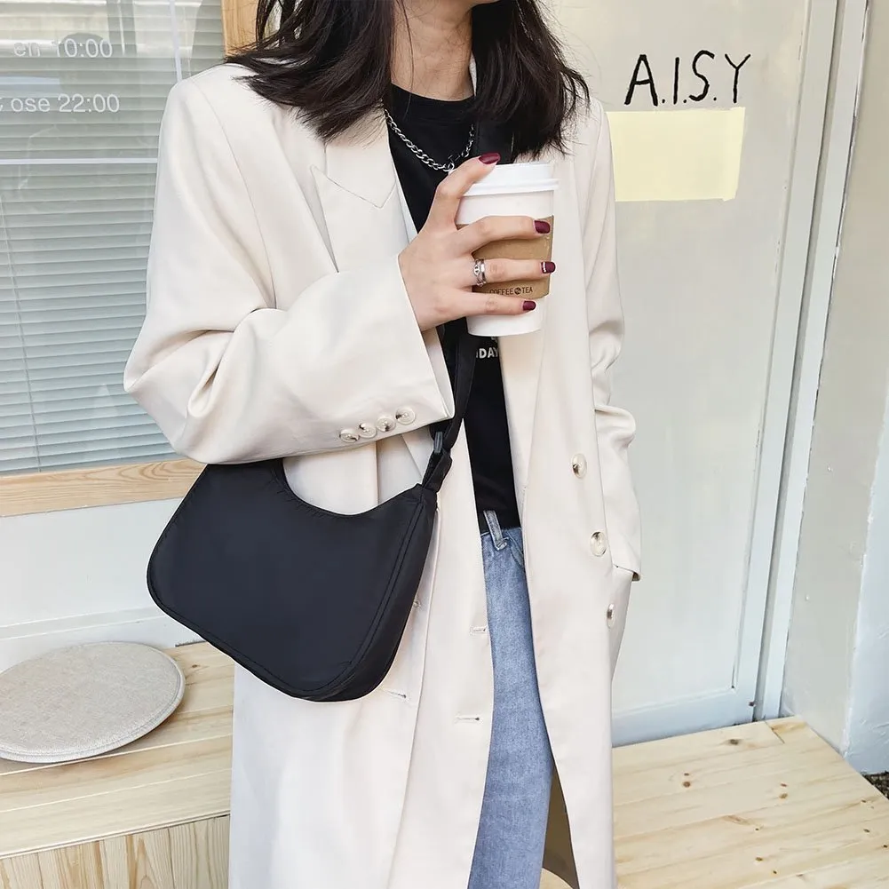 DHgate.com:Crescent Nylon Hobo Bag for Women, Versatile DHgate.com:Crescent Nylon Hobo Bag for Women, Versatile