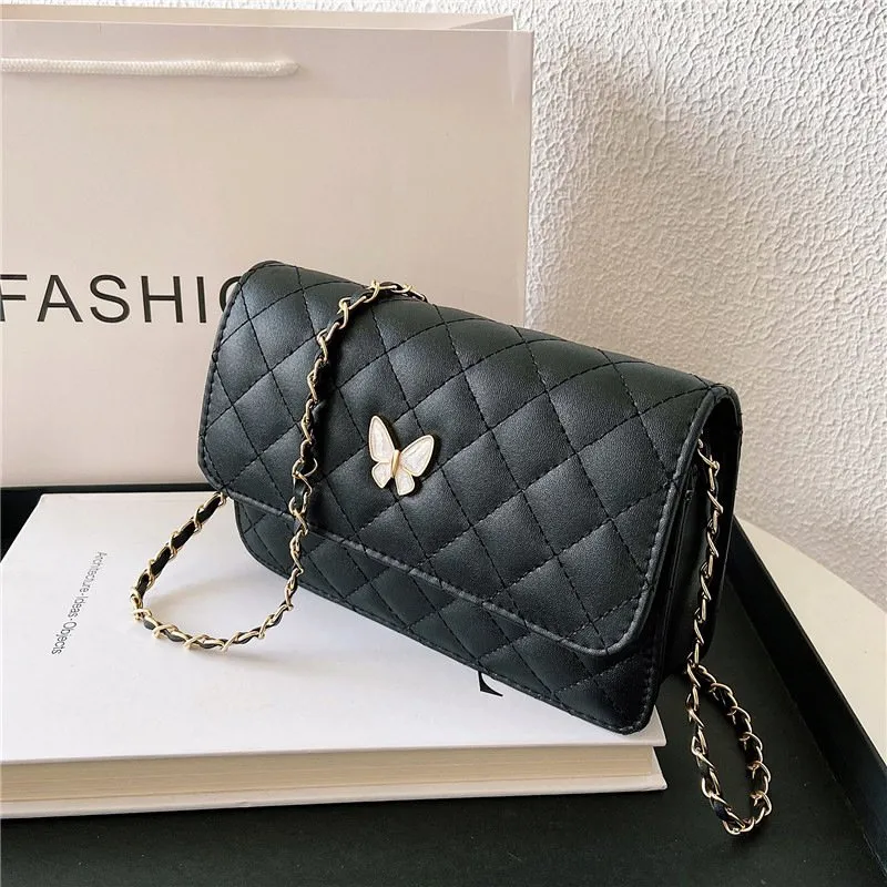 DHgate.com:Ladies Fashion PU Leather Bow Decor Crossbody