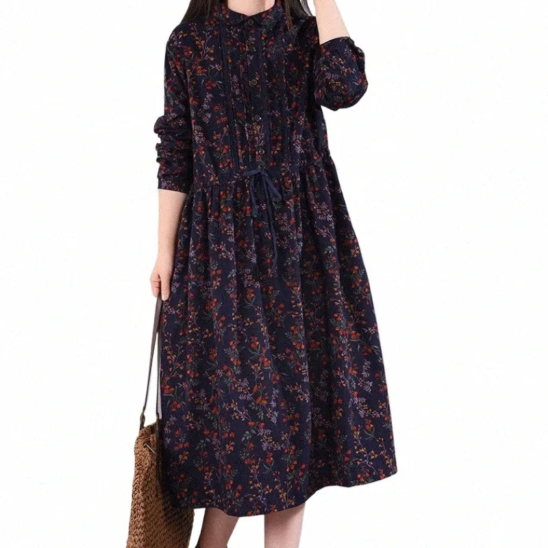 Loose Large Sleeve Vintage Literary Style Dress for Women Spring Autumn  from Dhgate Basic & Casual Dresses - price 42.43