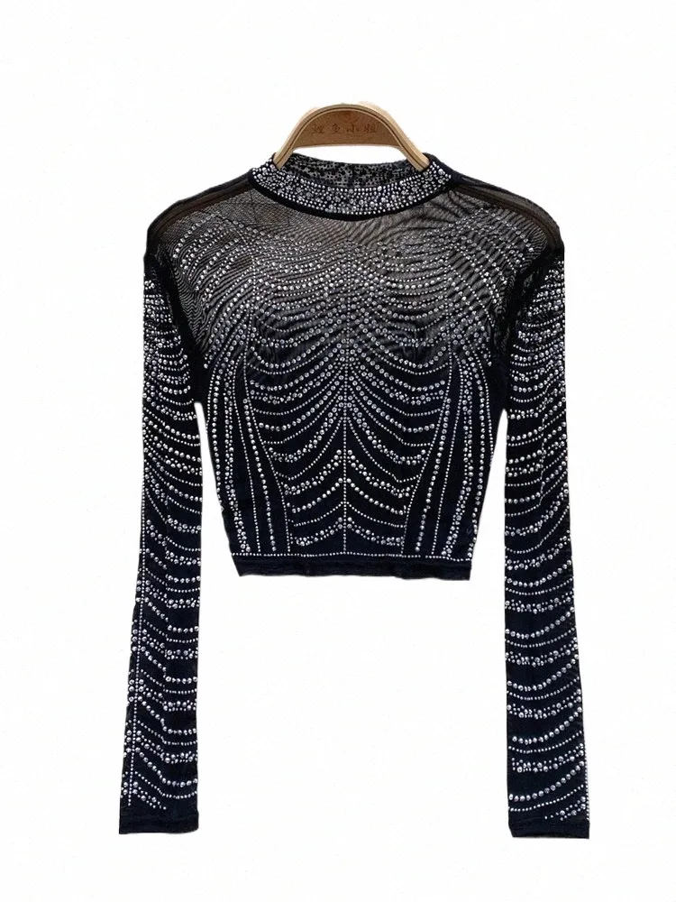 transparent sleeve blouse