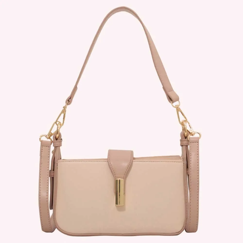 Stylish PU Leather Square Crossbody Satchel Purse with Adjustable Strap for Women