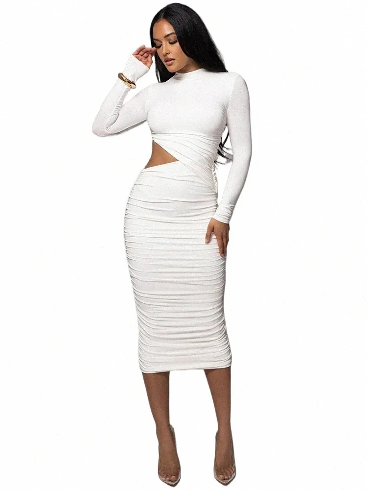Casual Solid Hollowed Out O Neck Pencil Skirt Dresses Casual Solid Hollowed Out O Neck Pencil Skirt Dresses