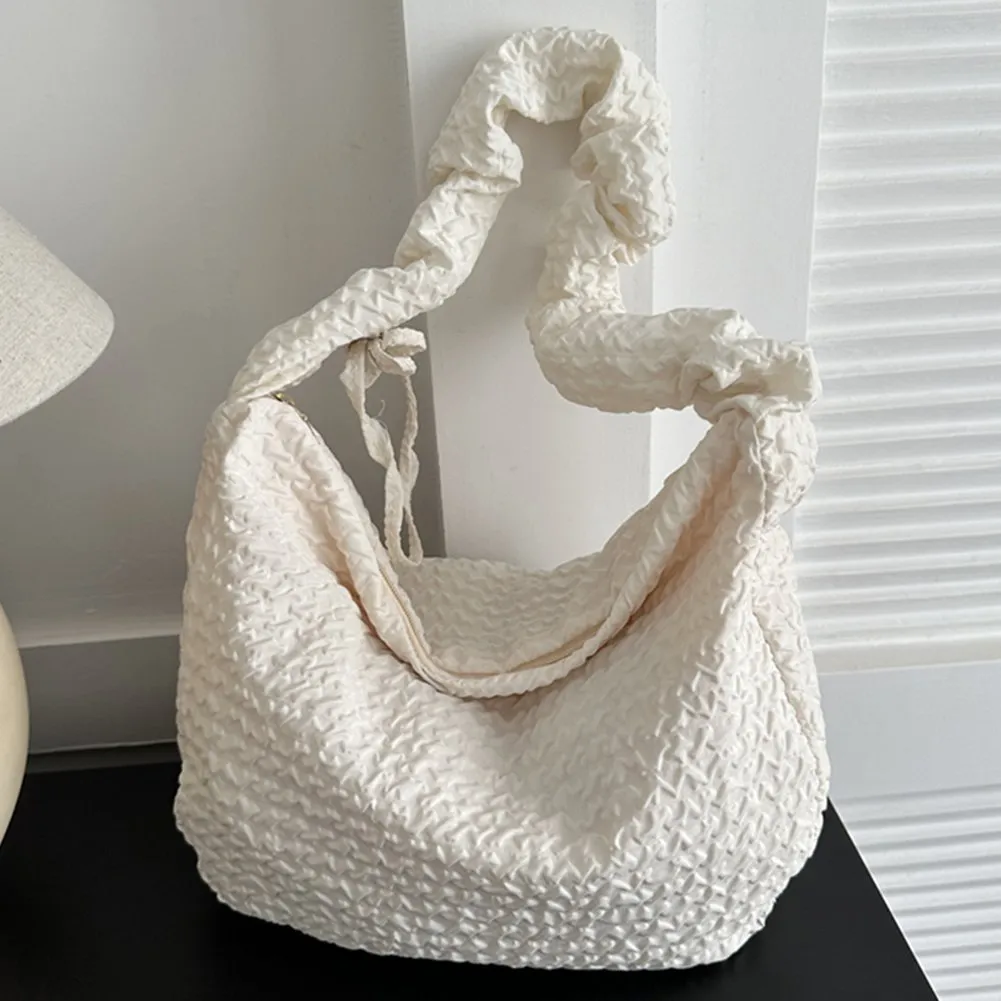 即送 nutemperor Shy Project hand bag Soft Puffer Shoulder Bag for Women - Drawstring Closure