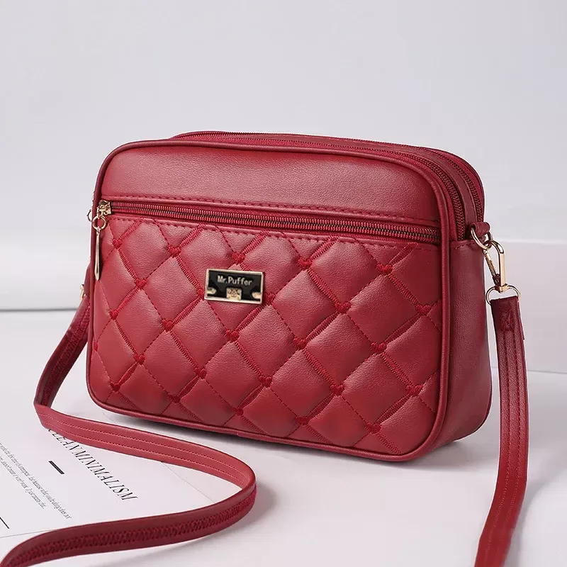 Quilted Crossbody Bag For Women - Small Purse With Coin Purse, Adjustable Strap, Faux Leather Trendy Shoulder Handbag - View #11