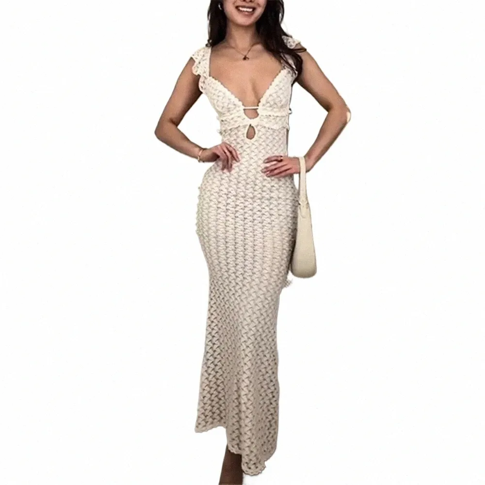 Summer Women Beach Ruffle Holiday Dress Deep V Neck Sleeveless High Waist Knitted Vestidos from Dhgate Basic & Casual Dresses - price 36.83 Summer Women Beach Ruffle Holiday Dress Deep V Neck Sleeveless High Waist Knitted Vestidos from Dhgate Basic & Casual Dresses - price 36.83