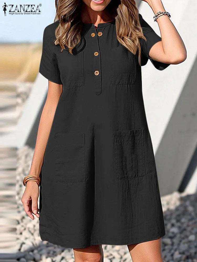 navy blue dress for baby girl Women Authors A-Line Dress (With Waist Seam) Svaha USA