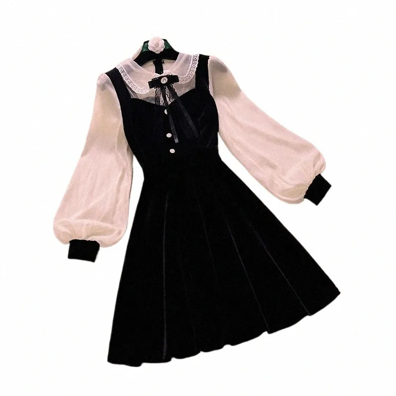 knitted black dress Rib Knit Sweater Dress