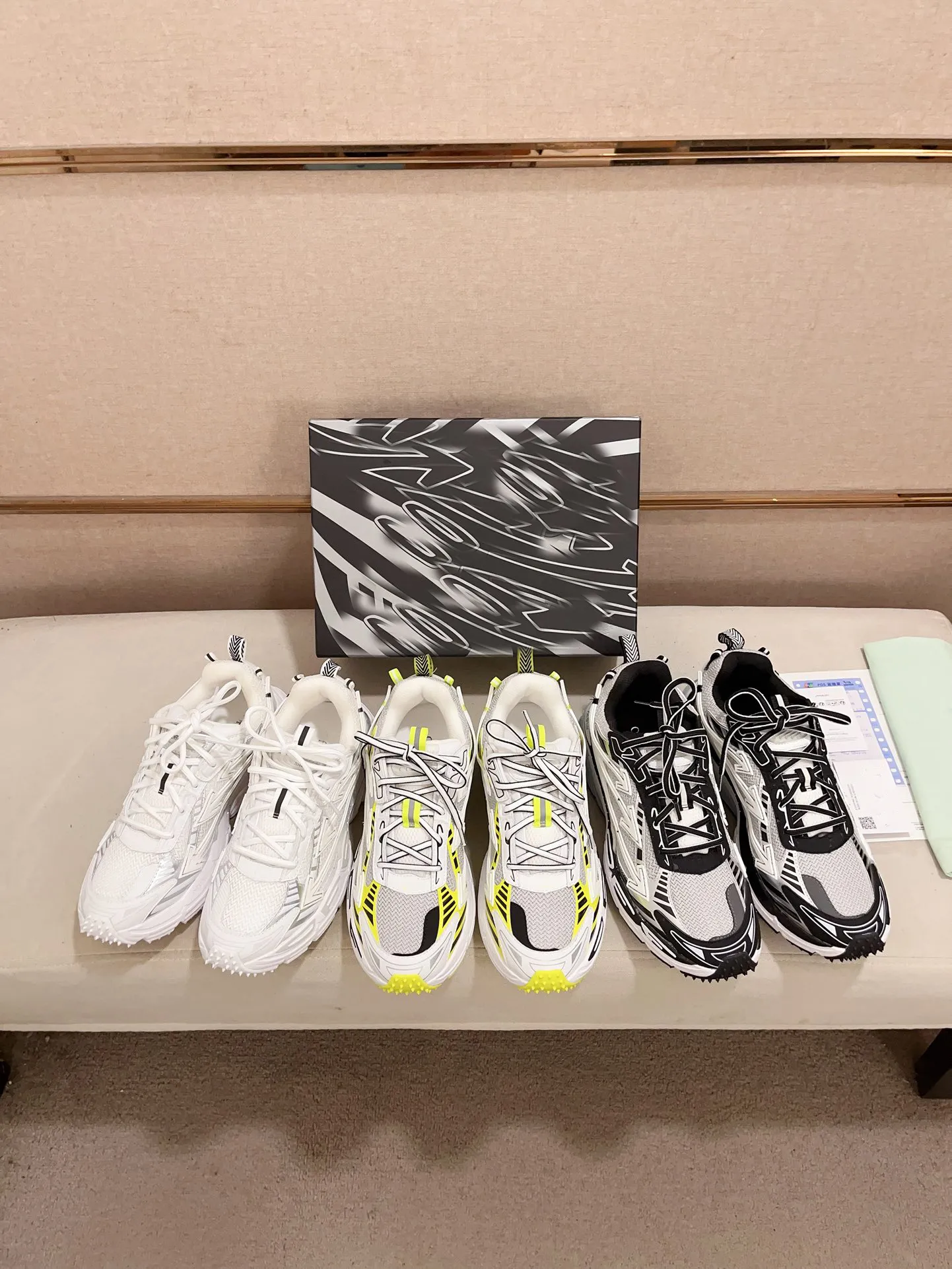 Upgraded OW Be Right Back Sneakers: Premium Leather, Height