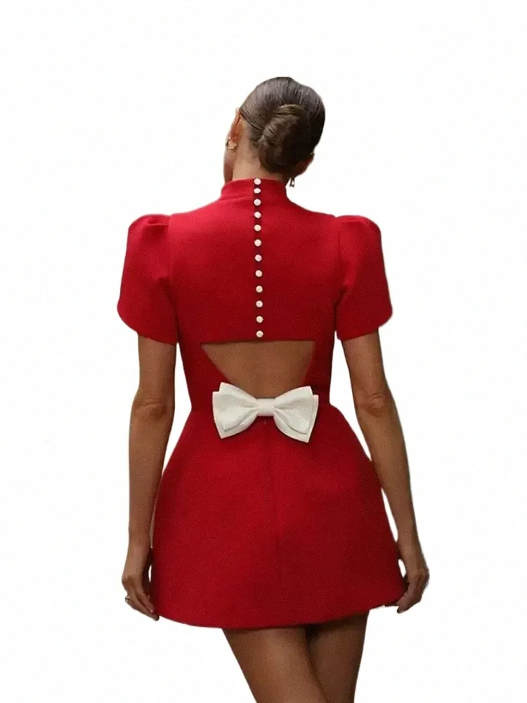 Short Sleeve Red Mini Dress with Padded Shoulders for Women Summer from  Dhgate Urban Sexy Dresses - price 39.66