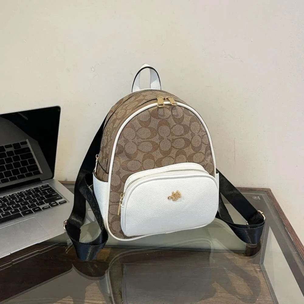 Luxury Brand Logo Designer Medium Coated Shoulder Backpack  display picture 1