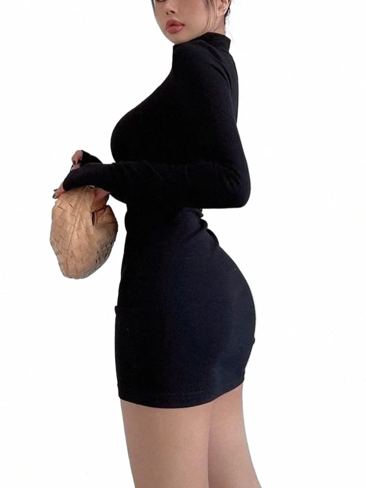 Sexy black turtleneck outlet