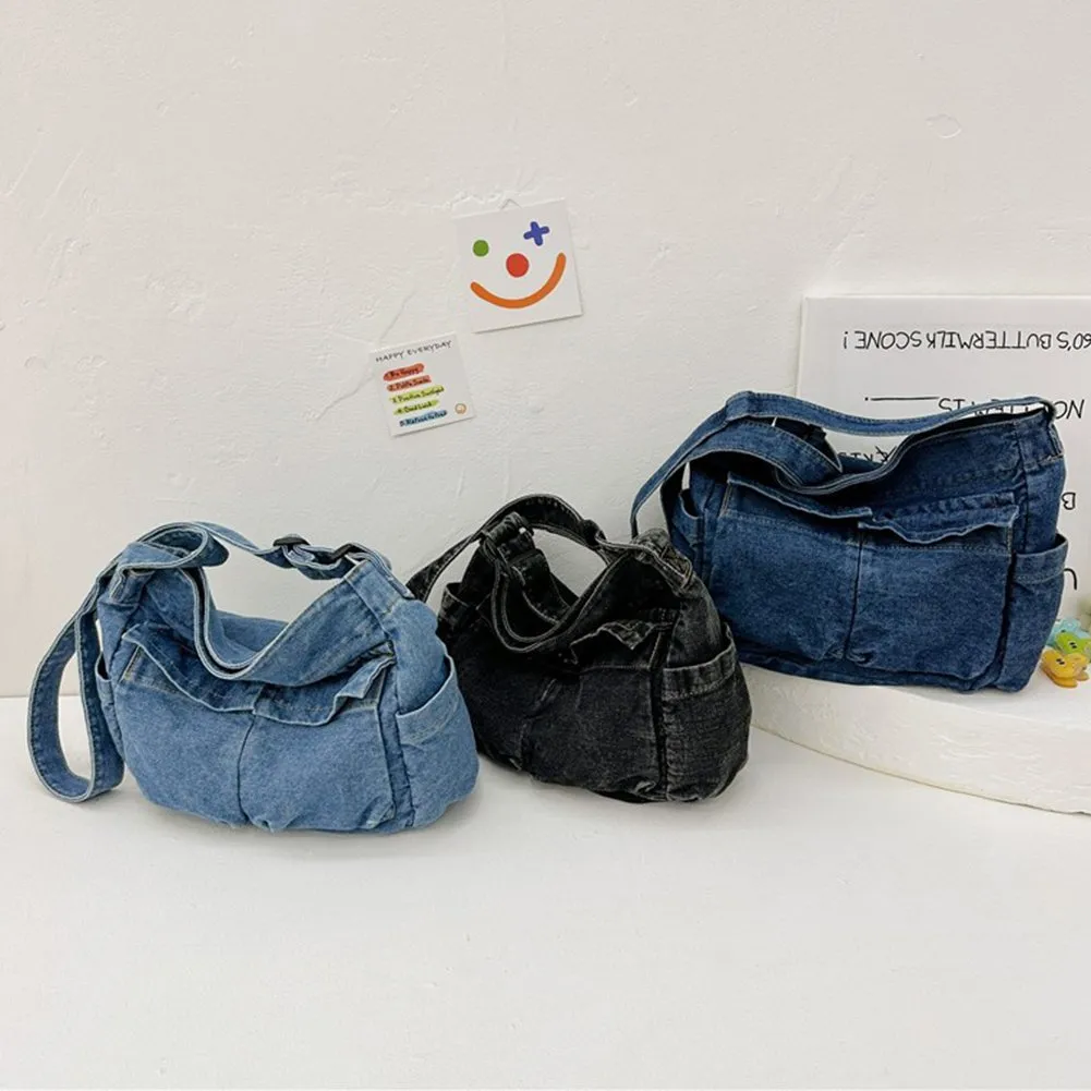 【mahagrid】24SS★ DENIM CROSS BAG DHgate.com:2024Womens Denim Crossbody Bag, Large Capacity
