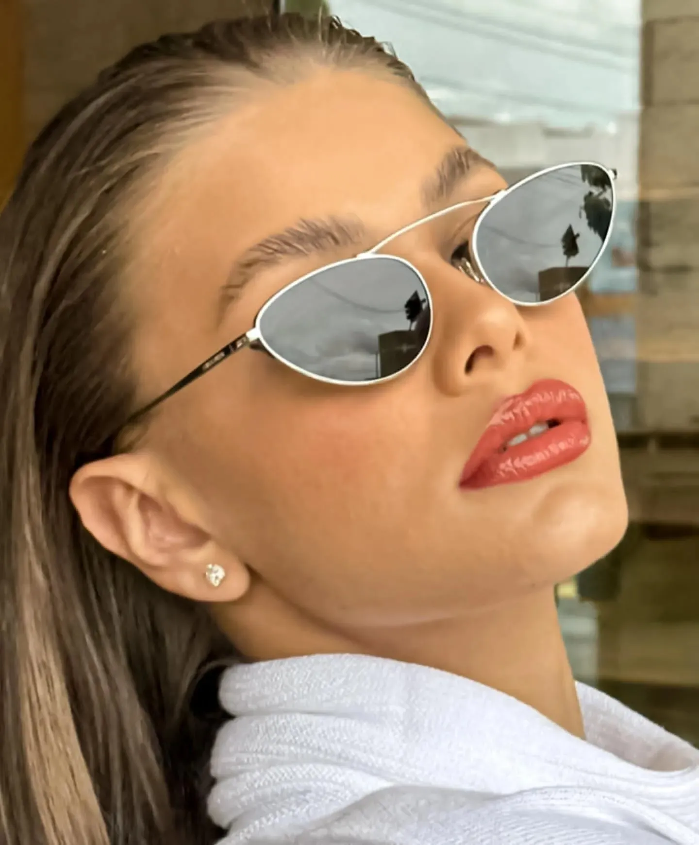 Cat Eye Sunglasses for Small Faces with Alloy Frame and  display picture 1