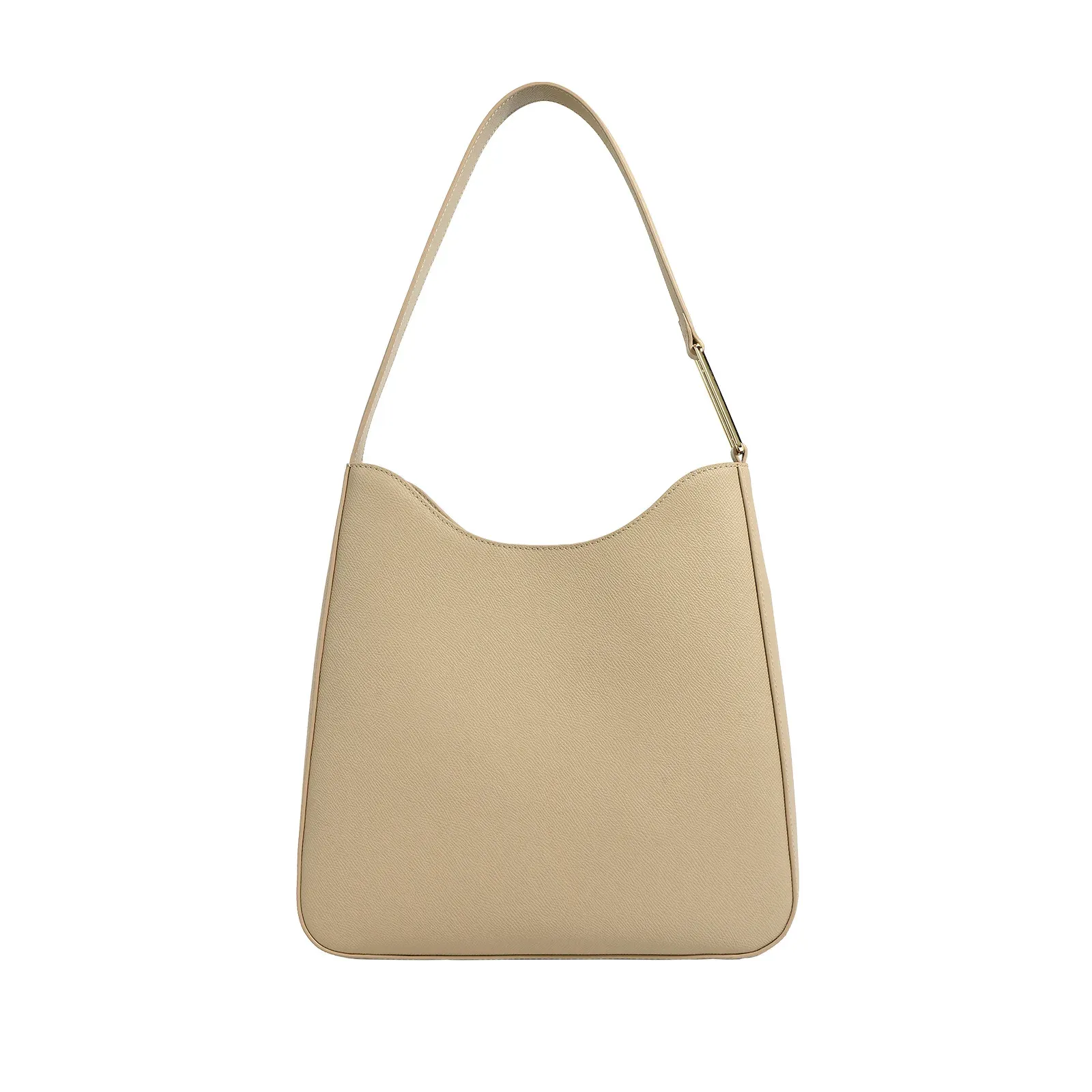 Big size／side gather bag／beige Ultra-light large-capacity tow bag-beige - Shop spring