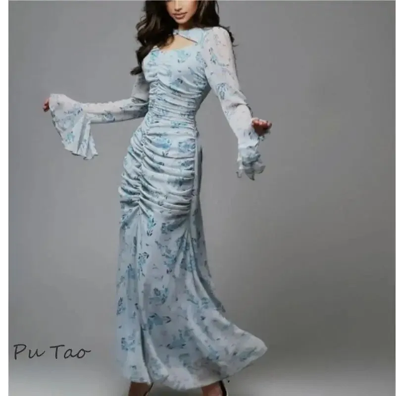 Womens Party Dress: Elegant Printed Holiday Dress ... From Julia_dress,  $57.63 | DHgate.Com