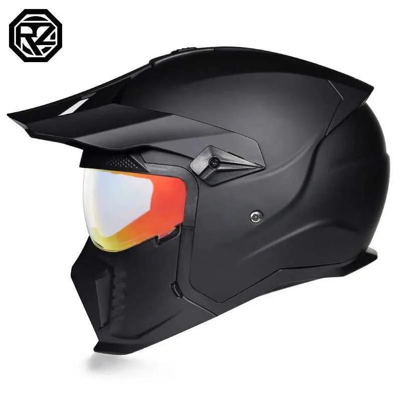 ORZ Street Fighter DOT Full-Face Motorcycle Helmet