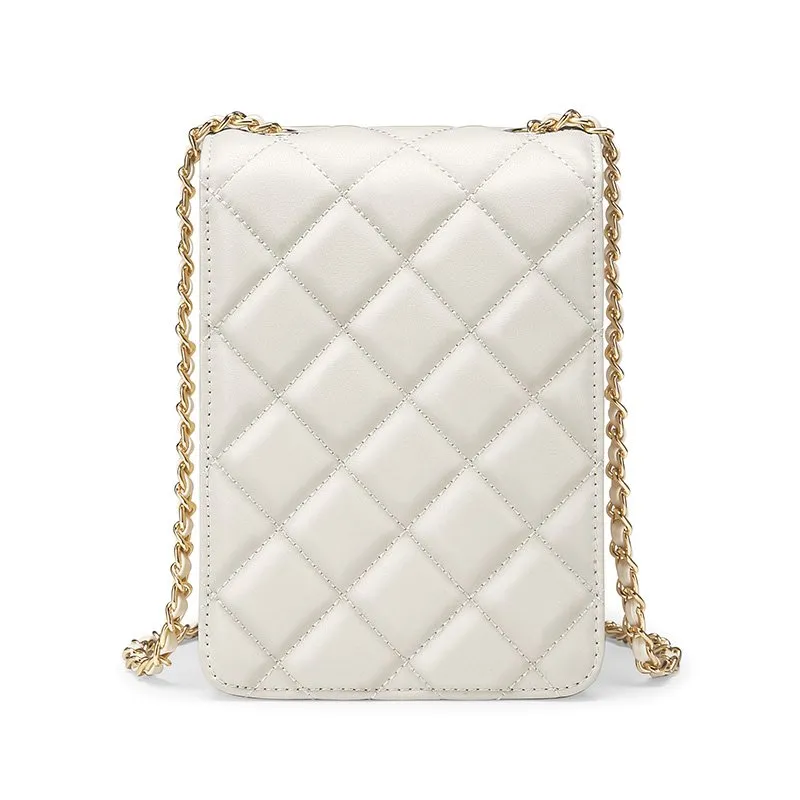 2024 Genuine Leather Golf Phone Crossbody Bag For Women Lingge Chain Mini One Shoulder Crossbody With Mobile Phe Phone Crossbody Bag Small Square Design N8ql From Breezybackpack 32.73 DHgate.Com