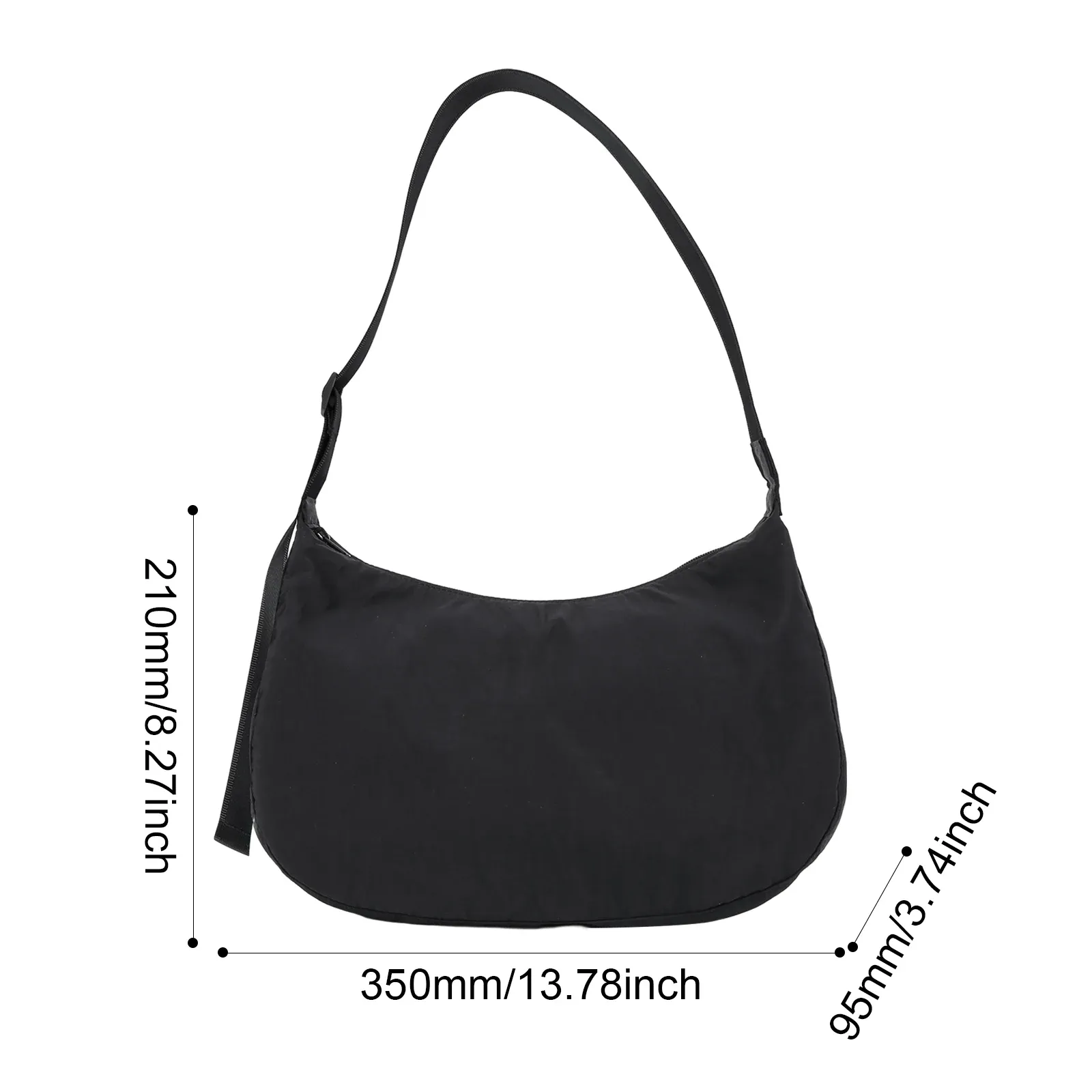 【monde monde】time shoulder bag_2colors ☆送料関税込み☆ DHgate.com:Crescent Crossbody Bag for Women - Large Capacity
