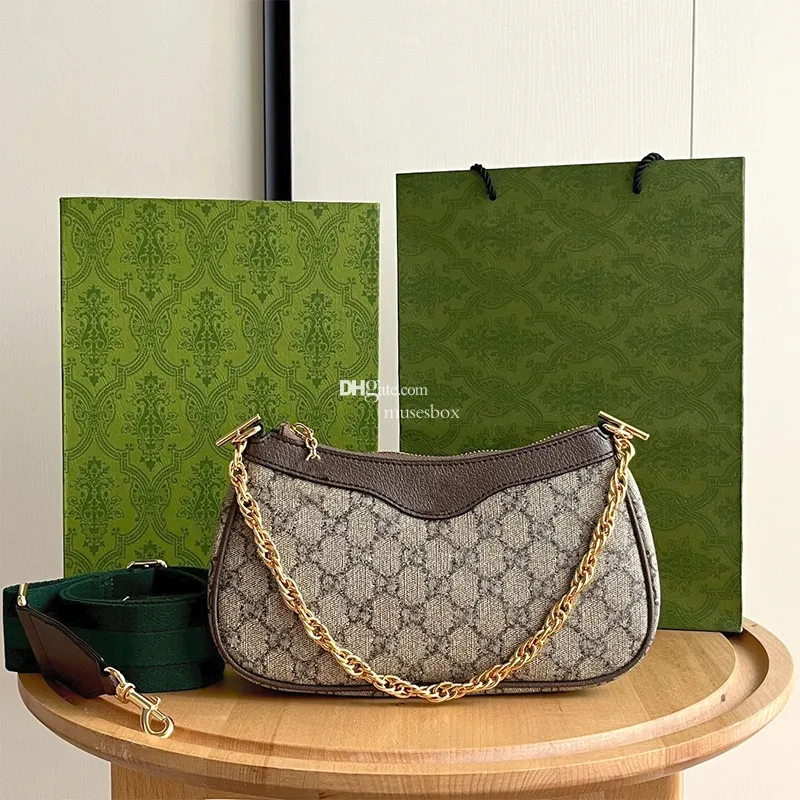 Luxury Designer Chain Shoulder Bag Classic Half Moon Envelope Purse Small Tote Handbag For Women Elegant Crossbody Clutch From Musesbox 41.35 DHgate.Com