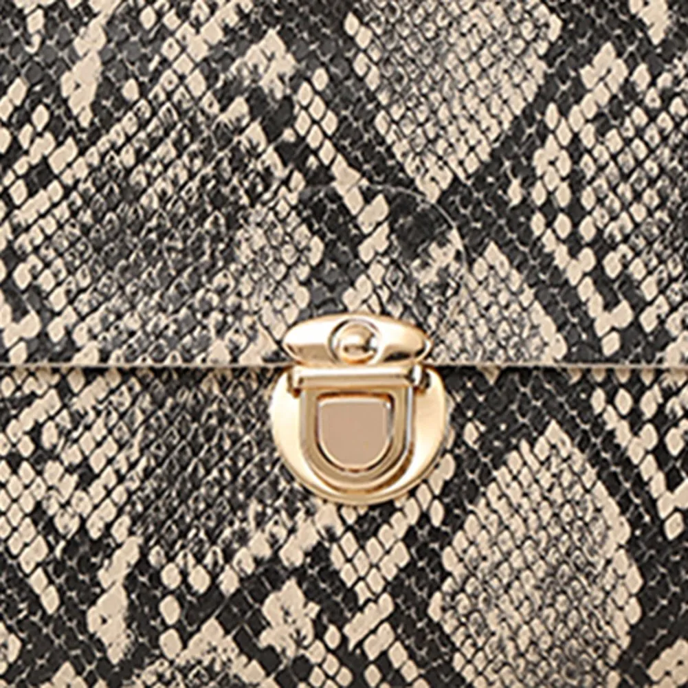 DHgate.com:Stylish Snake Print Shoulder Bag - Womens Small