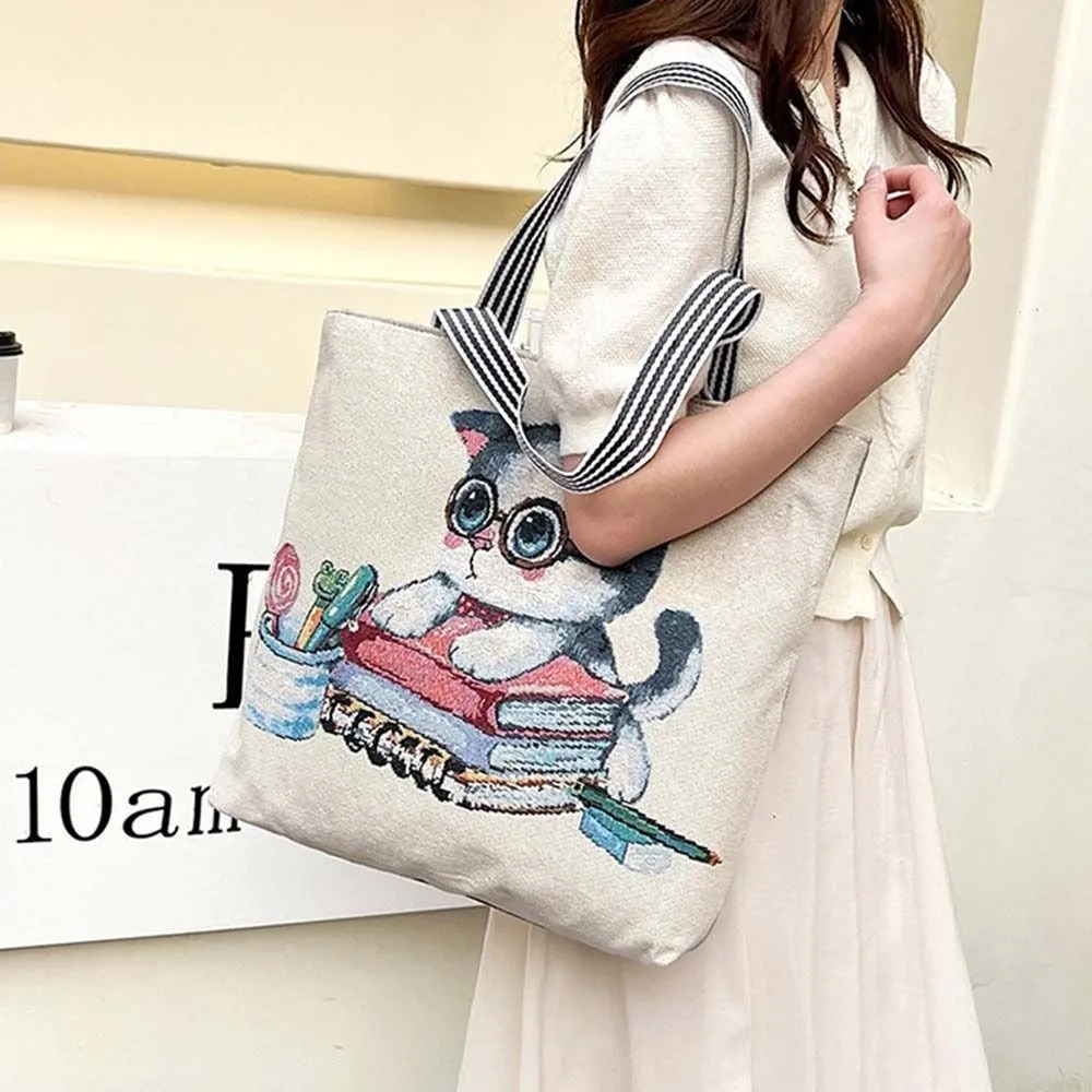 LiuenMgg Black Cat Crossbody Bag - Small Ethnic Print Messenger Bag, Adjustable Strap - View #9