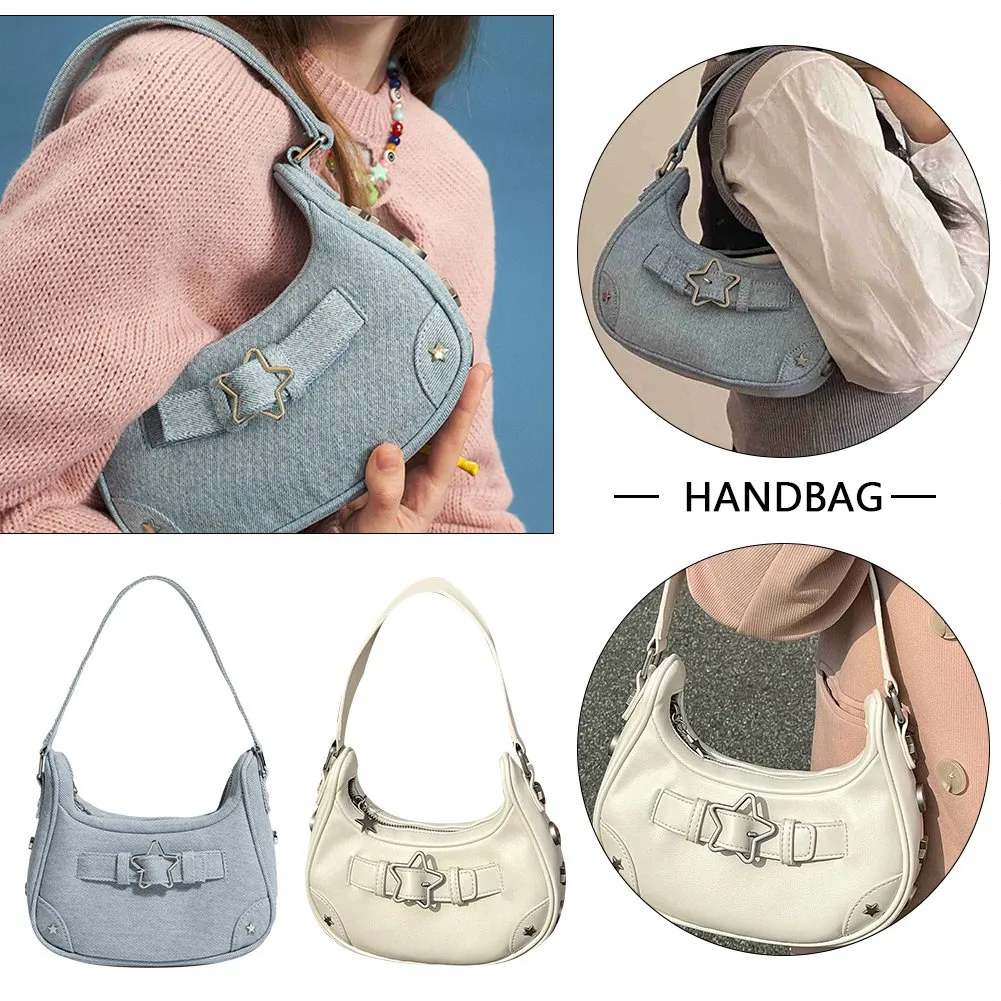 DHgate.com:Vintage Starry Underarm Bag - Stylish Y2K