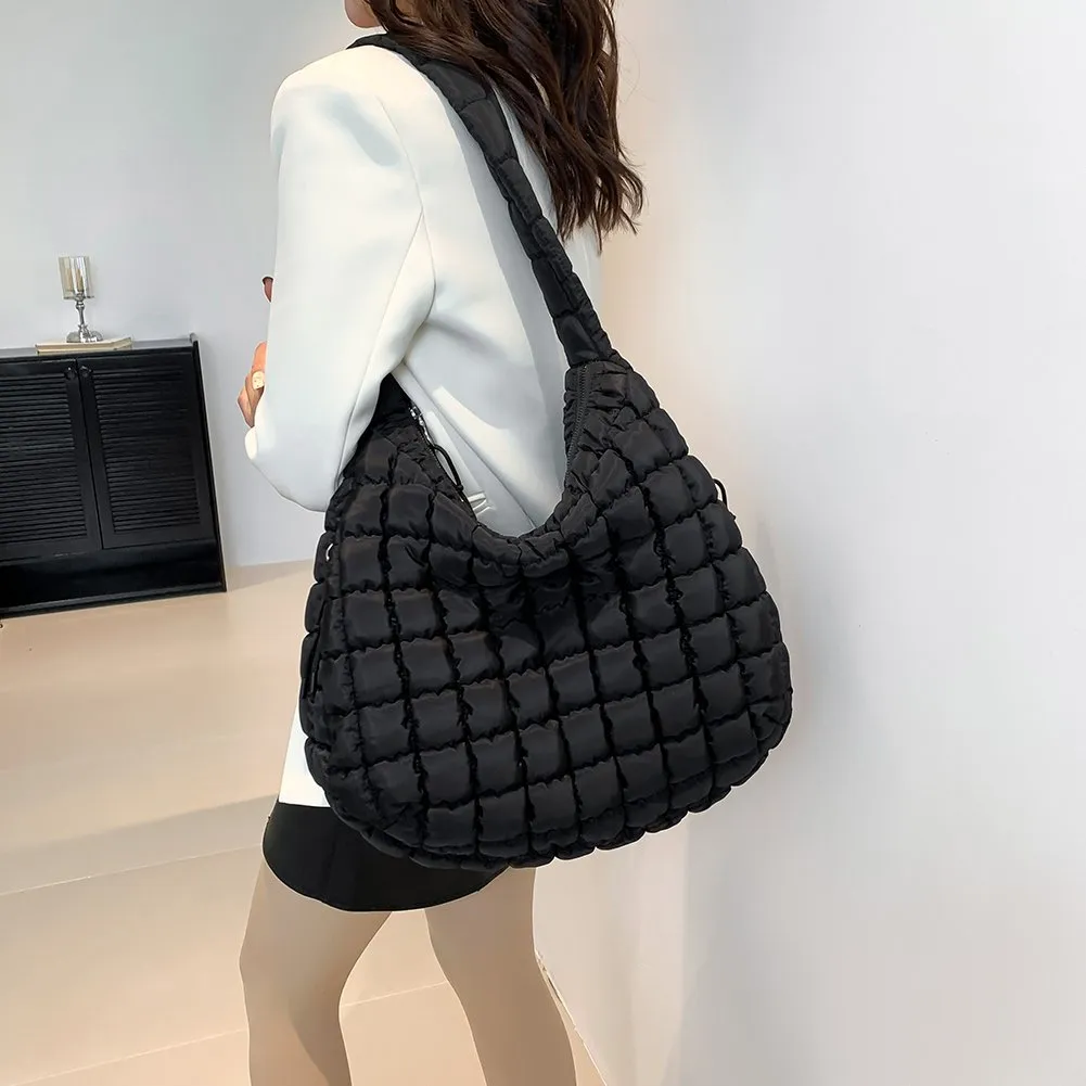 ★韓国人気★Rest & Recreation★PADDING SHOULDER BAG DHgate.com:Korean Style Quilted Tote Bag - Padded Hobo Bag