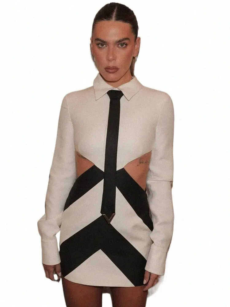 black dress bathing suit White and Black Bandage long Dress – Mineli's Closet