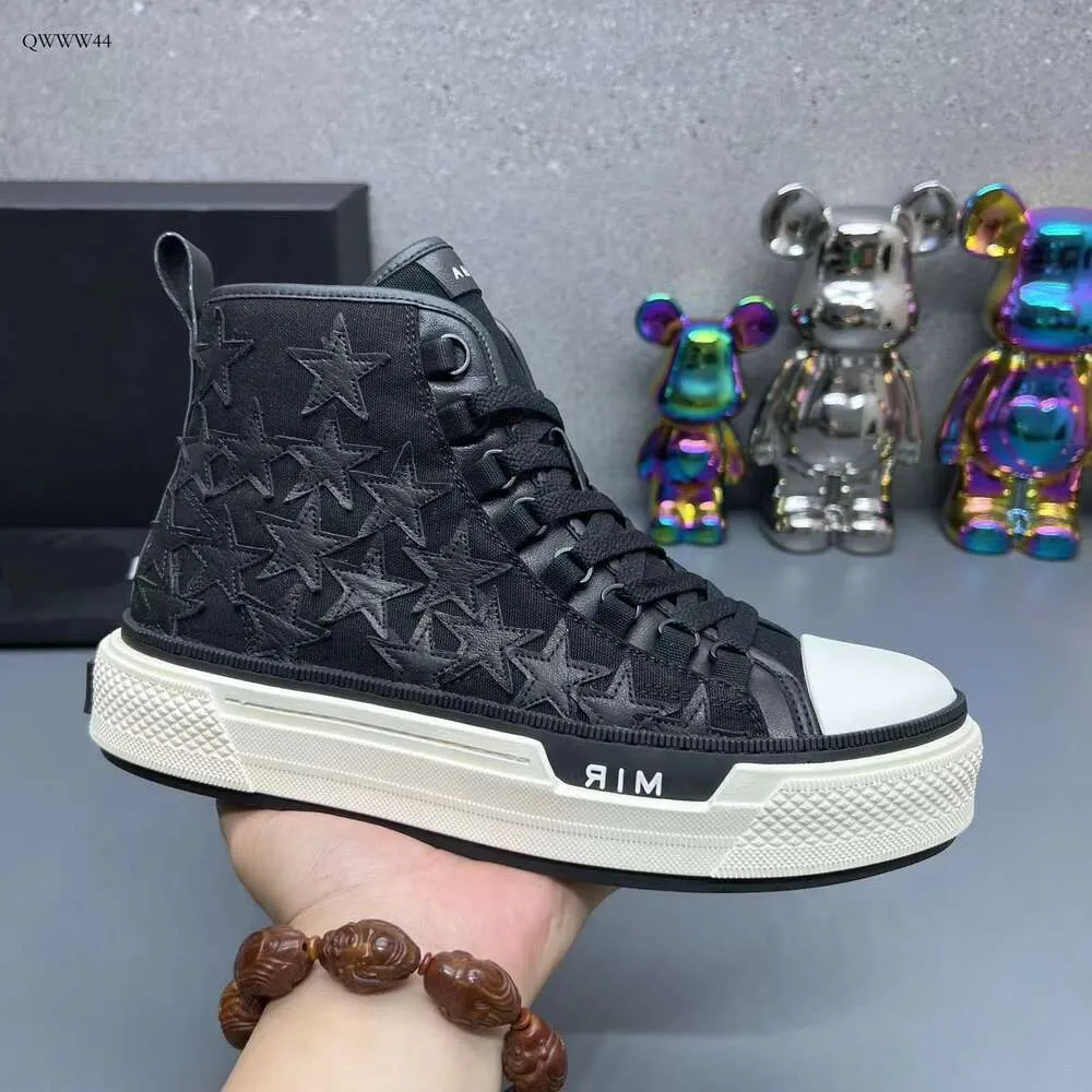 ☆関税送料込み☆スタイリッシュ【AMIRI】スニーカー 2Color DHgate.com:2024 Amirii Shoes Hightop Sneaker Stars Court