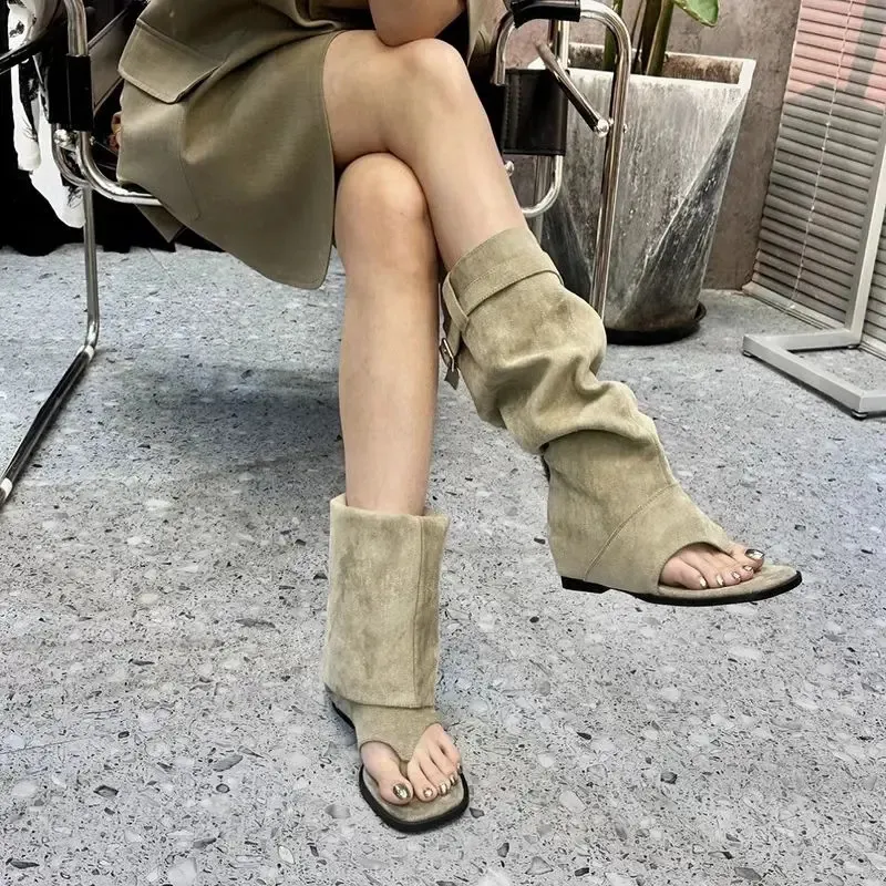 Boho Chic Bohemian Ankle Boots Boho Chic Green Suede Cowboy Boots