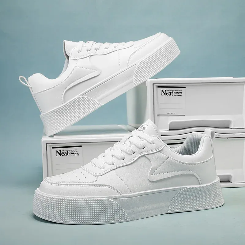 Waterproof Breathable White Sneakers Men Womens Non-Slip