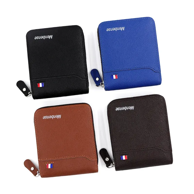 【 】 Jeans ロゴ 財布 無地 *送料/関税込み* DHgate.com:Mens Short Wallet: Korean Style Zipper Coin Purse