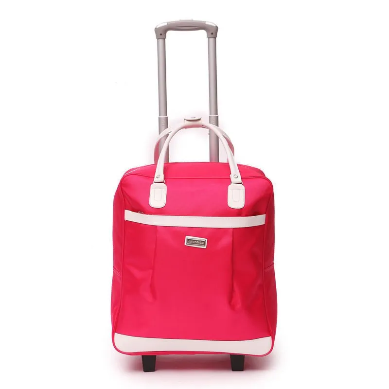 Sac De Voyage Pliable Avec Roulettes - Taille 85x32x34 Cm - Tissu Oxford - Sac à Vêtements Ou Valise Souple