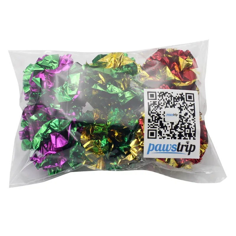 Diameter 5cm Mylar Crinkle Ball Cat Toys... From Etotop4, $19.47 |  DHgate.Com
