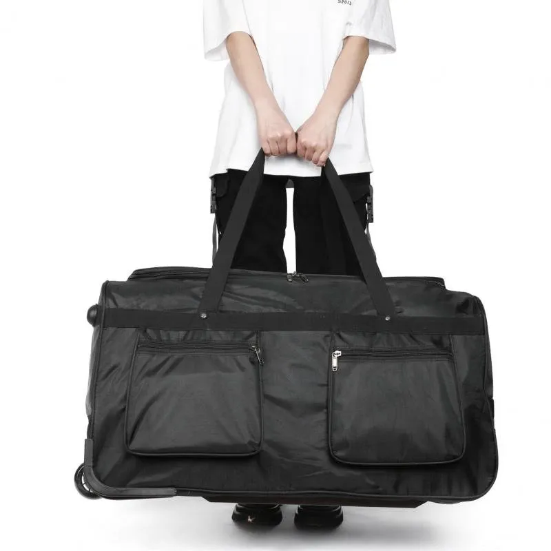 DHgate 2024Waterproof Wheeled Duffel Bag 150L Large Capacity Travel Suitcase with Wheels Oxford N23e Bags Luggage Accessories
