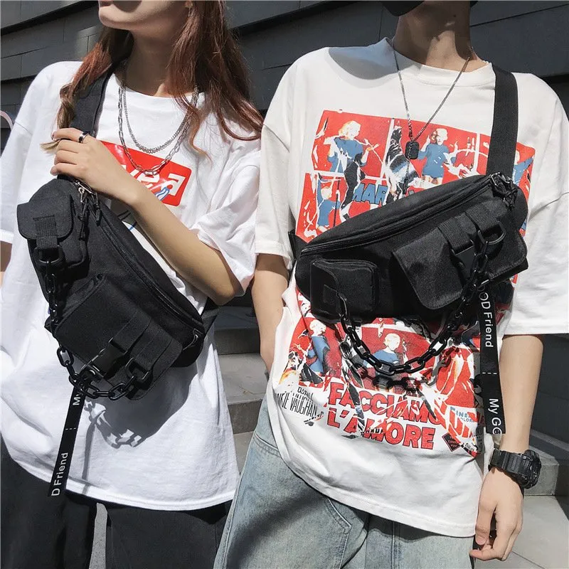 ✨希少・良品✨ HEADPORTER MASTERNAVY bodybag Urban Edge Crossbody Bag - Tactical Techwear Style, Hip Hop
