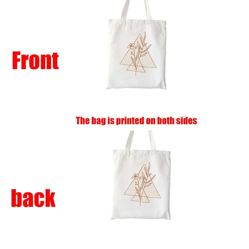 Aesthetic Canvas Tote Bag - Stylish Shopper Bag for Women
