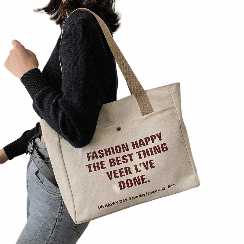 DHgate Large Canvas Tote Bag for Women Durable Shoulder Bag with Ample Storage for School Work Gym and Travel Bags Luggage Accessories