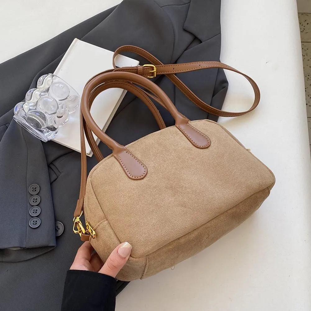 Chic Womens Hobo Mini Duffle Bag With Adjustable Strap Retro PU Leather Crossbody For Simple Commuting Large Capacity Shopping Mini Duffle Bag Solid Color From Breezybackpack 30.52 DHgate.Com