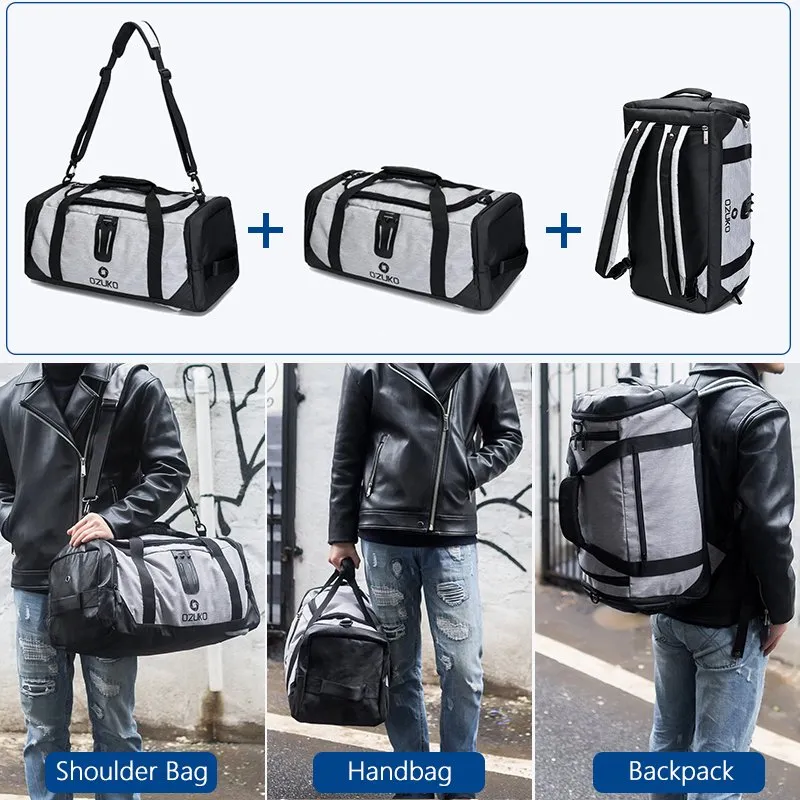 DHgate Waterproof Multifunctional Oxford Fabric Mens Travel Duffle Bag Bags Luggage Accessories
